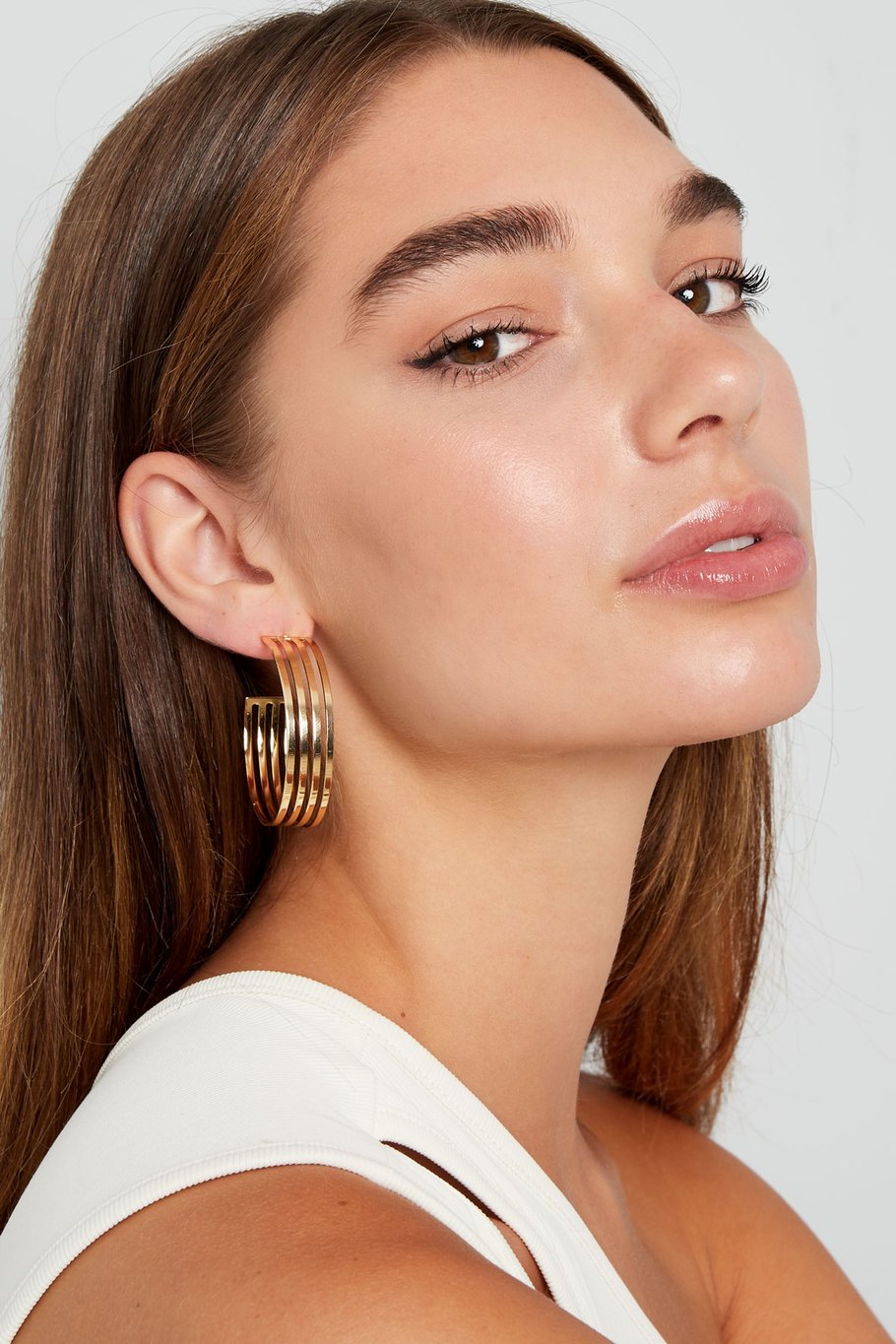 Multi-Band Hoop Earrings