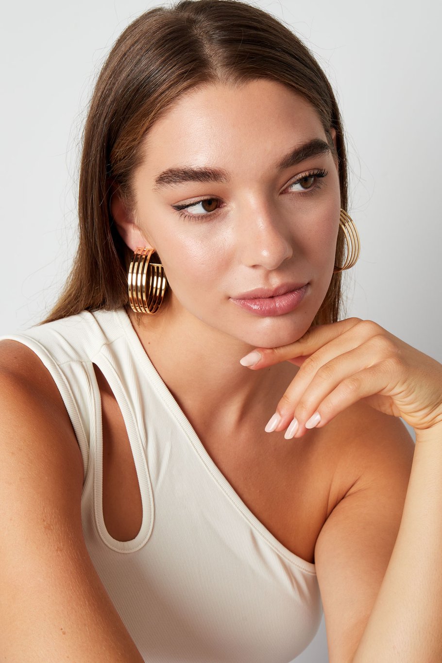 Multi-Band Hoop Earrings