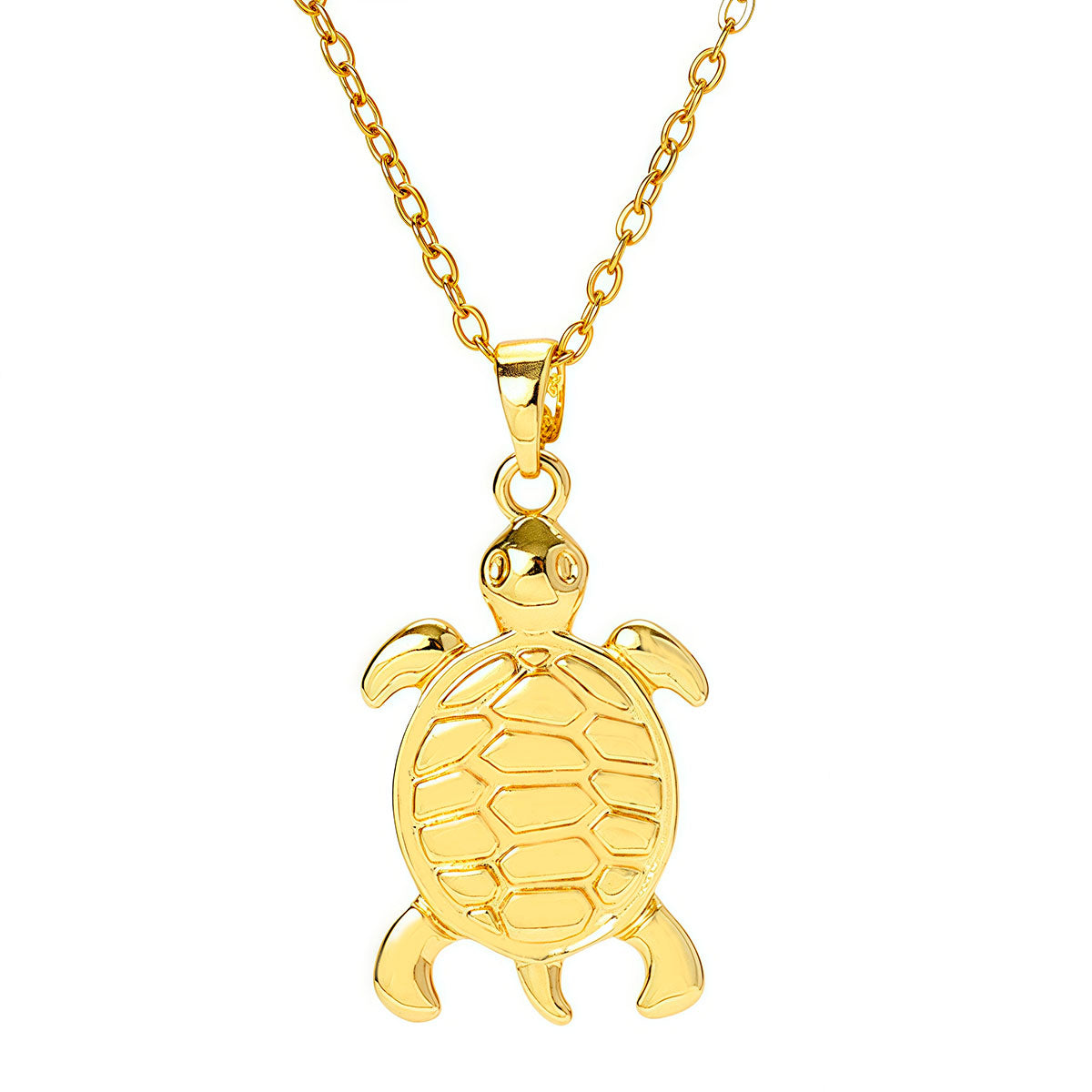 Gold Turtle Necklace