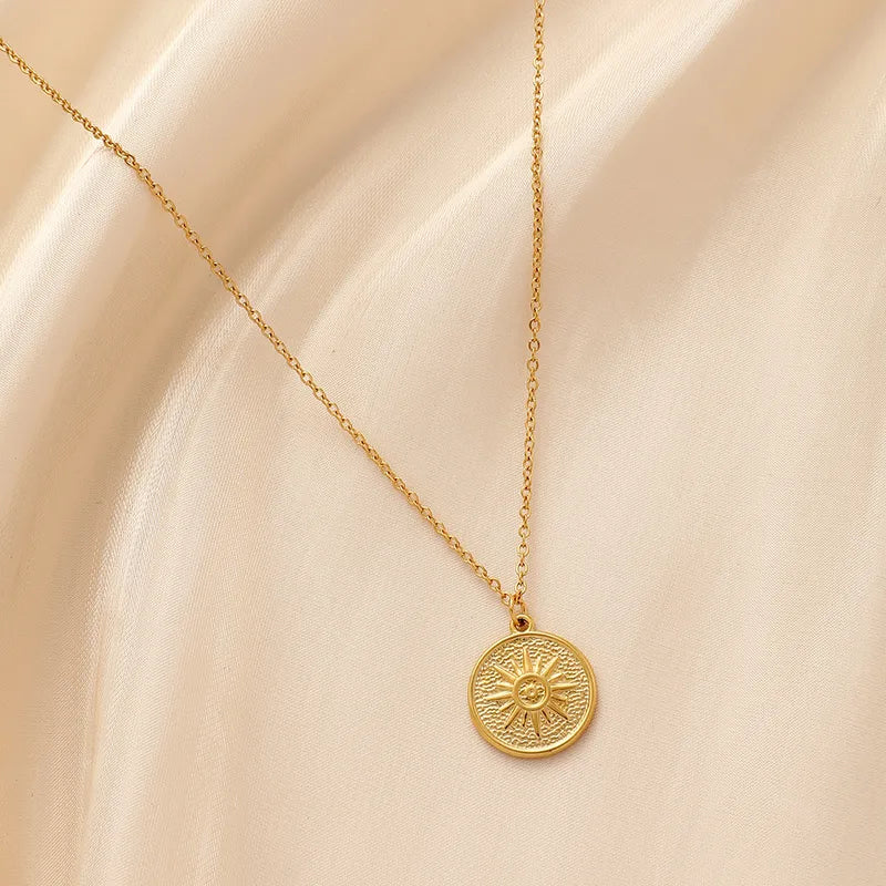 Sunburst Medallion Necklace
